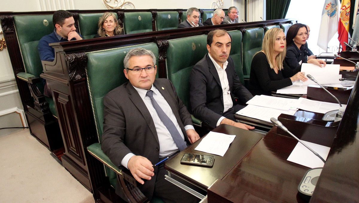 Grupo del Partido Popular en el pleno de la Deputación