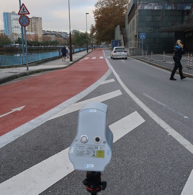 Nuevo radar de la Policía Local de Pontevedra