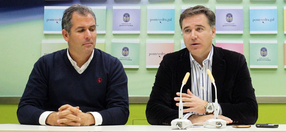 Rafael Domínguez e Jacobo Moreira, do Partido Popular