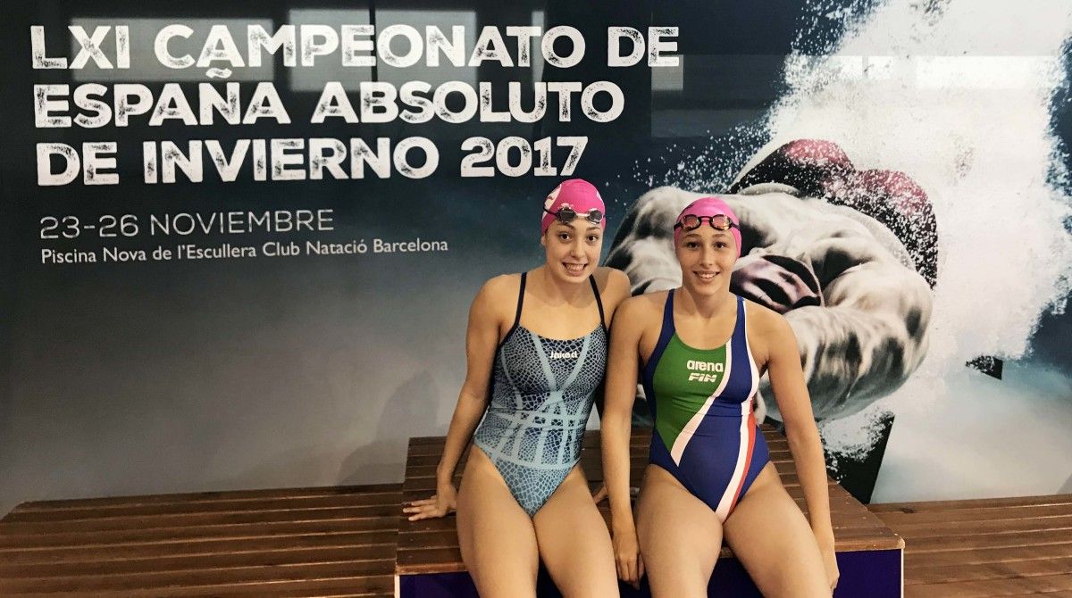Carla Goyanes y Clara Otero en el Campeonato de España Absoluto de Invierno