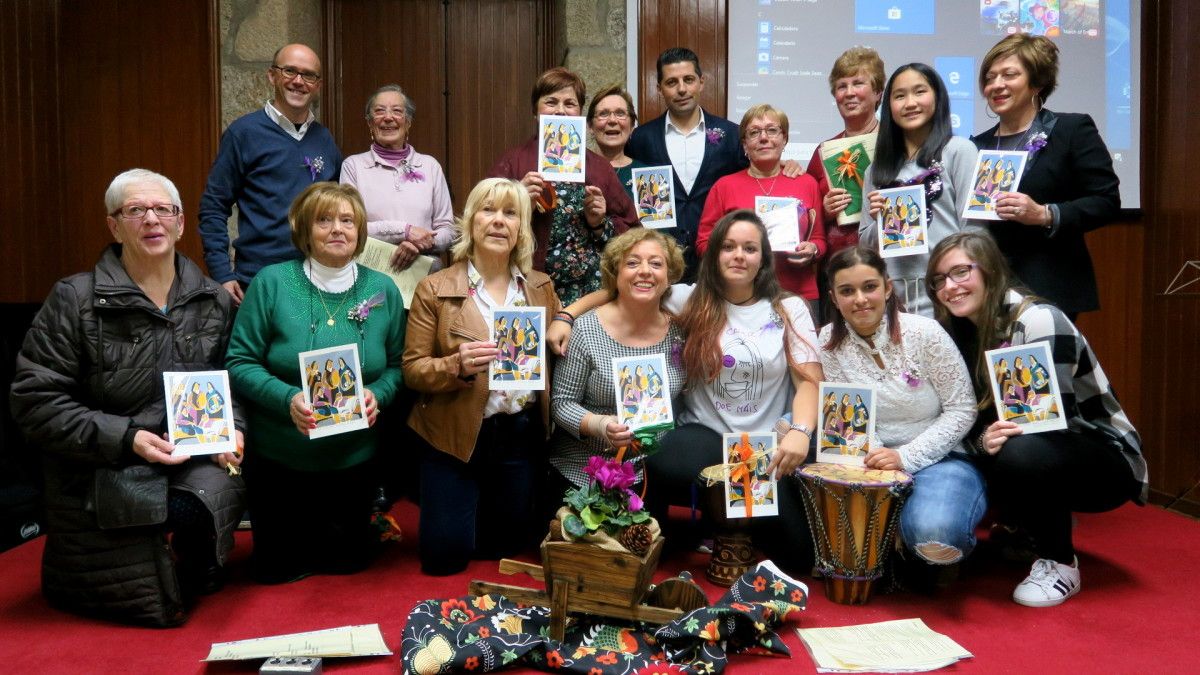 Acto do 25-N en Ponte Caldelas