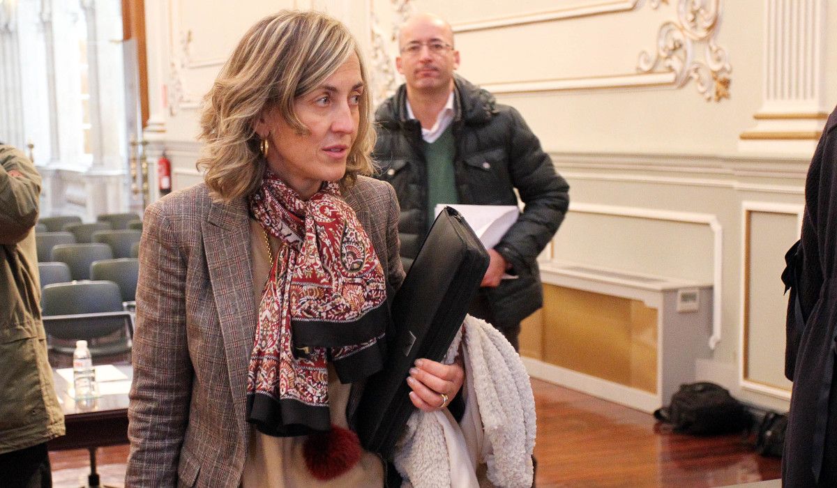 Salomé Peña, deputada provincial e voceira do PP de Ribadumia
