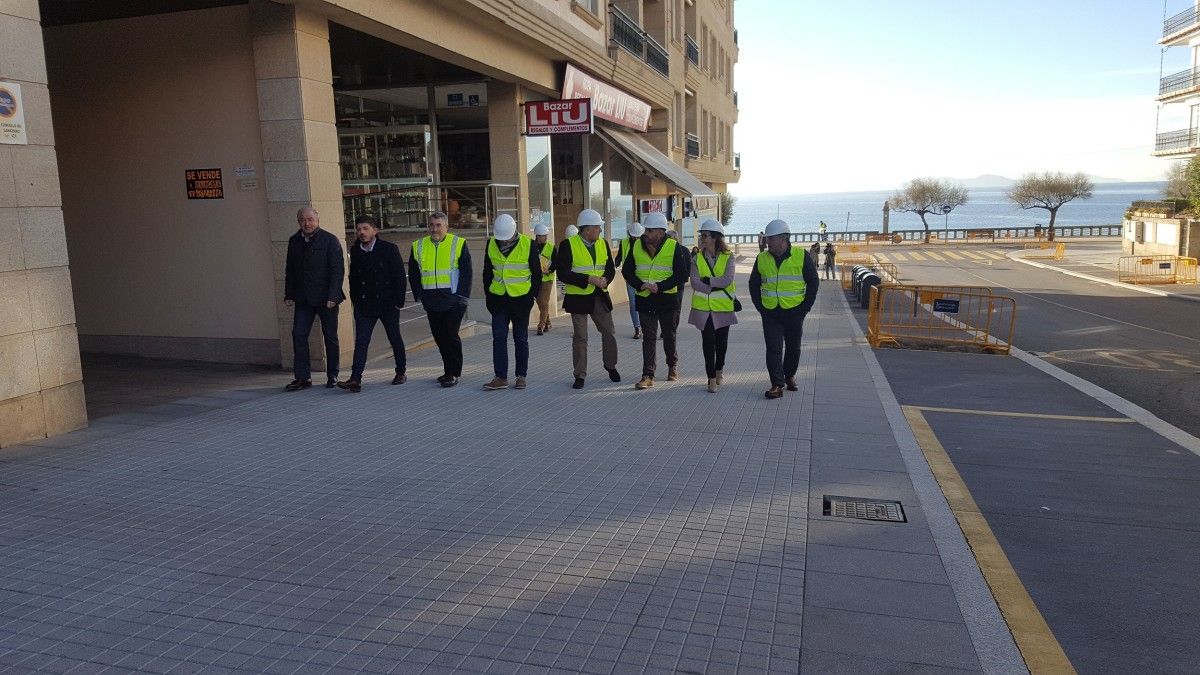 Visita a las obras de la avenida Luis Rocafort