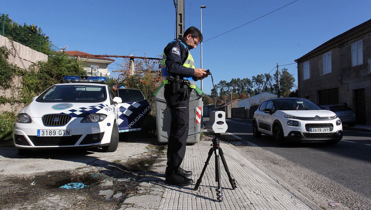 Estrea do novo radar da Policía Local