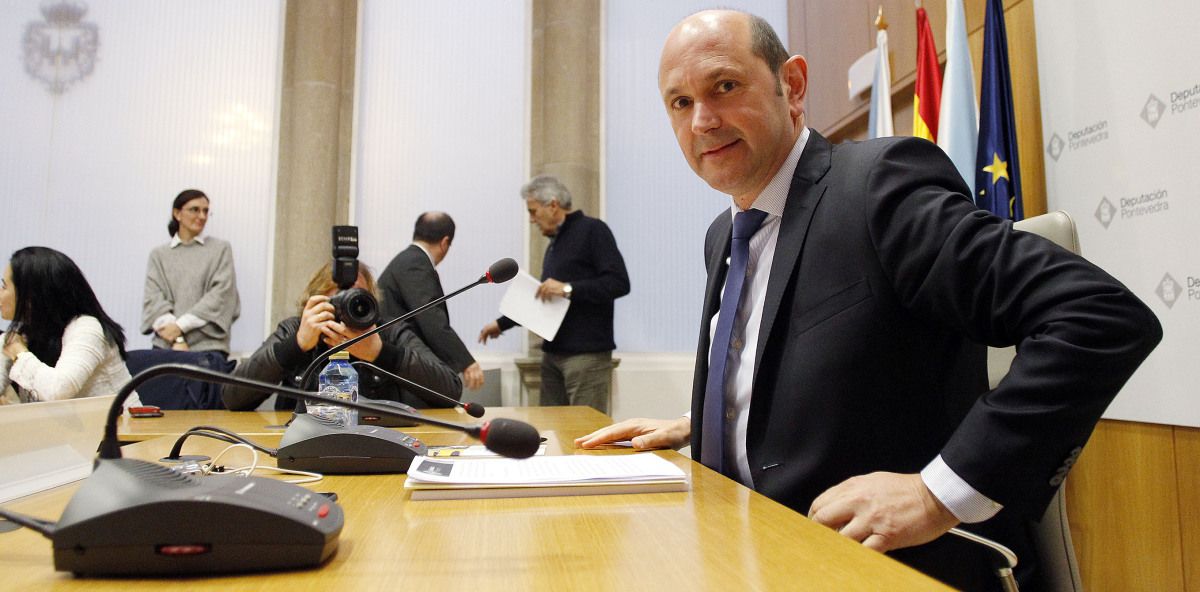 Rafael Louzán, presidente de la Deputación