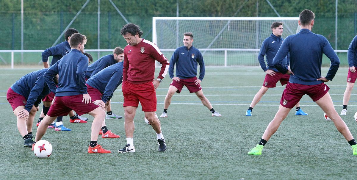 Entrenamiento del Pontevedra en Príncipe Felipe