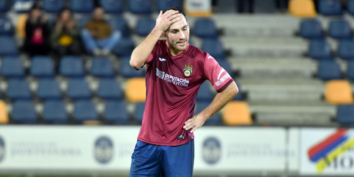 David Añón se lamenta del empate ante la Gimnástica Segoviana