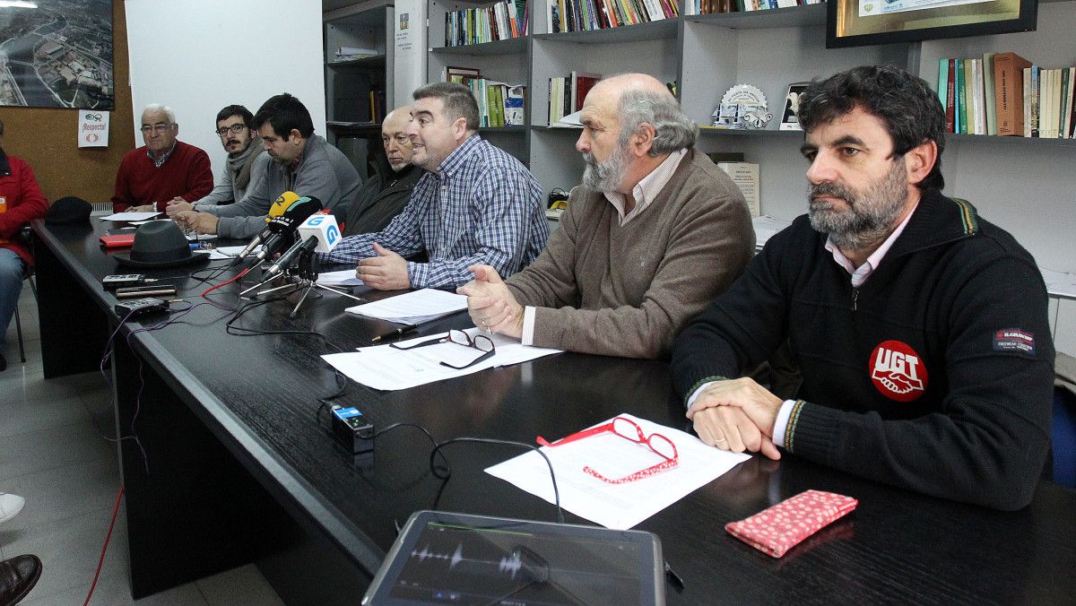 Representantes da Plataforma SOS Sanidade Pública