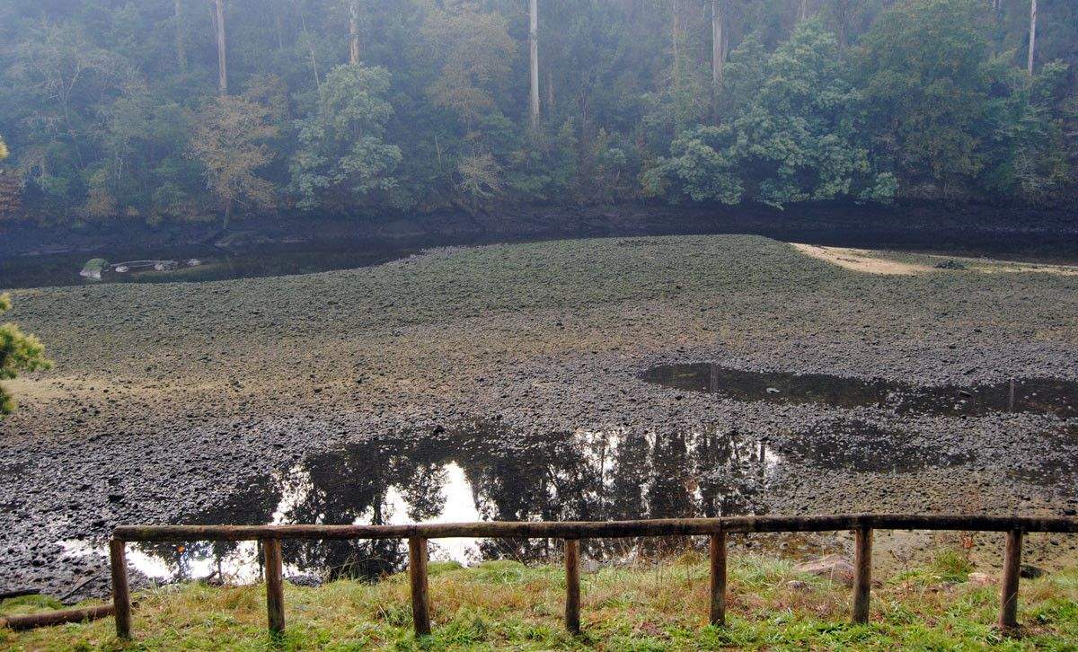 Caudal do Verdugo, a 6 de decembro, na zona da Comboa (Soutomaior)