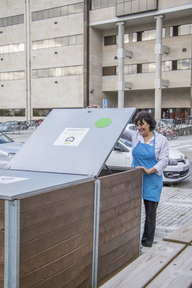 Centro de compostaxe comunitaria no Campus de Pontevedra