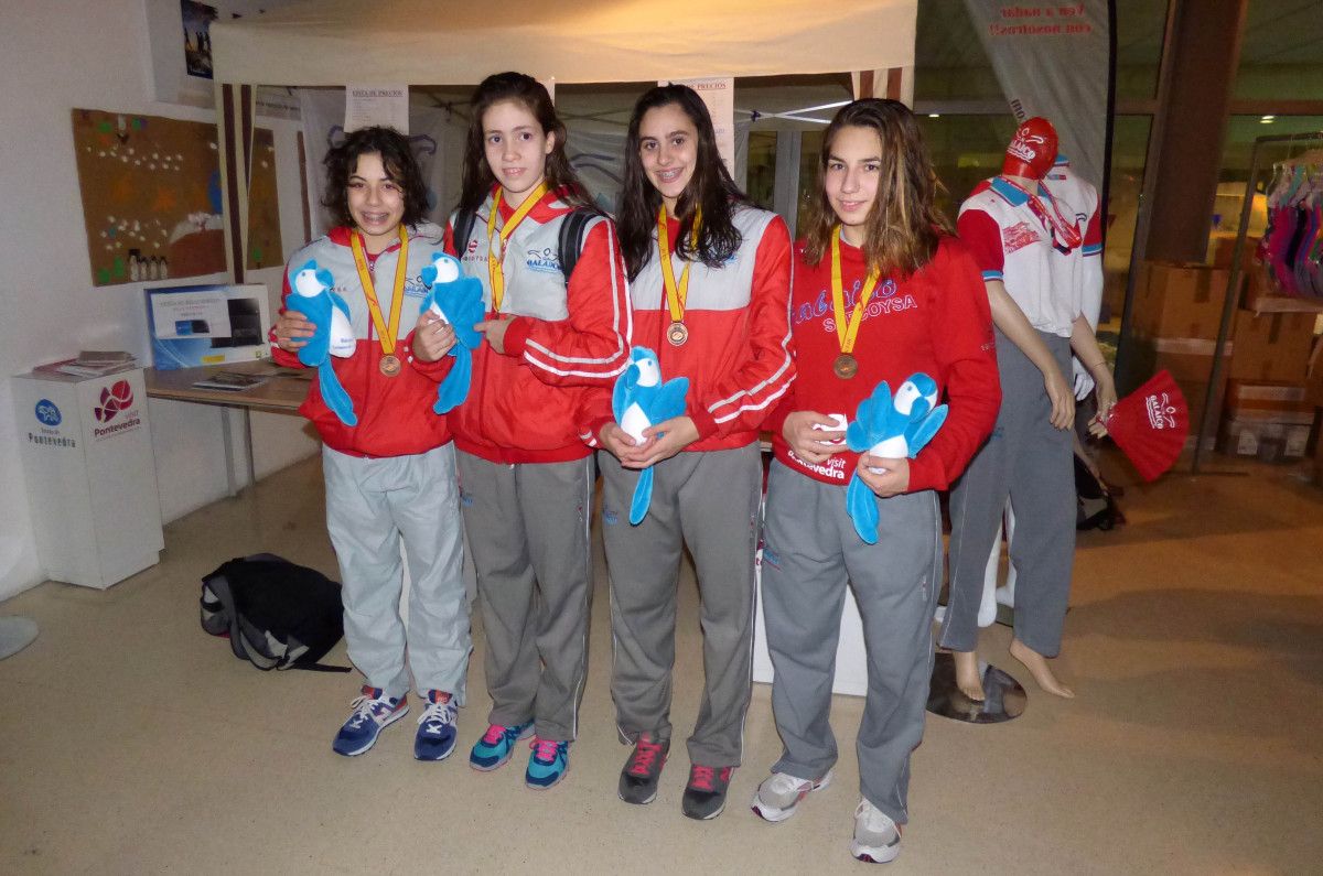 Equipo infantil de relevos del Galaico