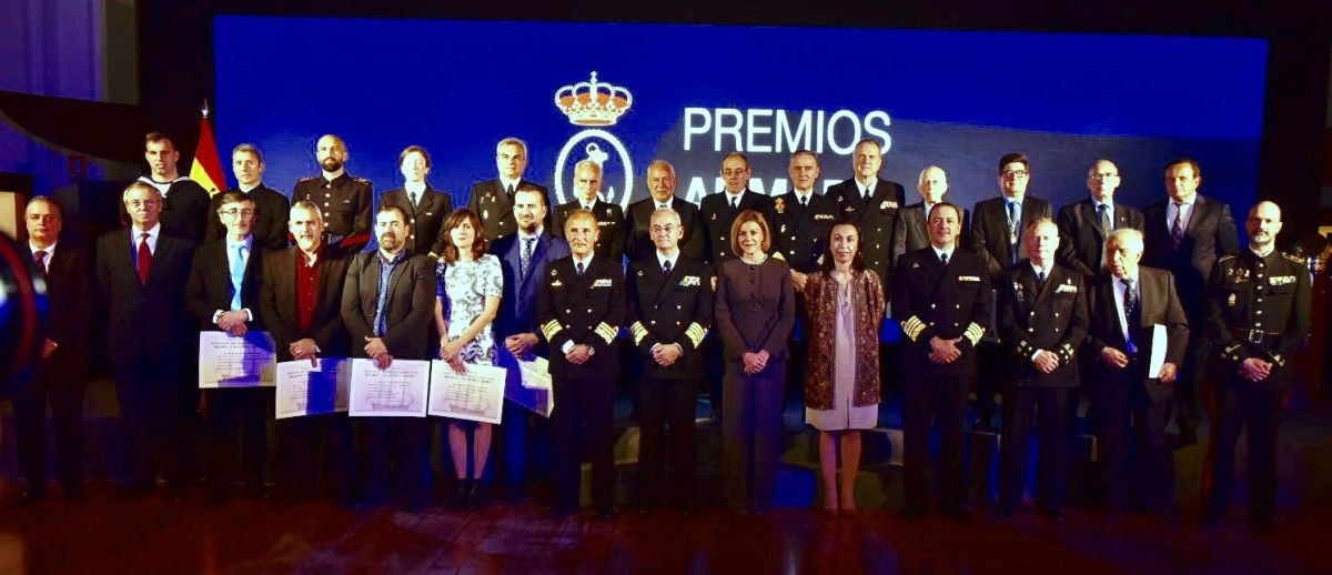 Galardonados en los Premios Armada 2017, con distinción para Marín