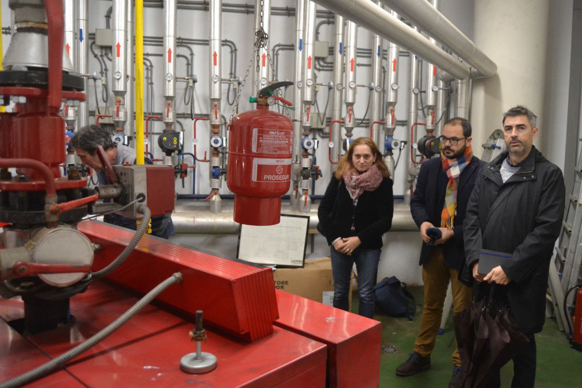 Nueva caldera de la Escuela de Ingeniería Forestal