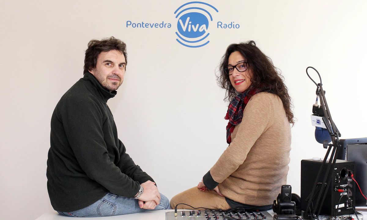 O escritor José Benito García no Cara a cara de PontevedraViva Radio