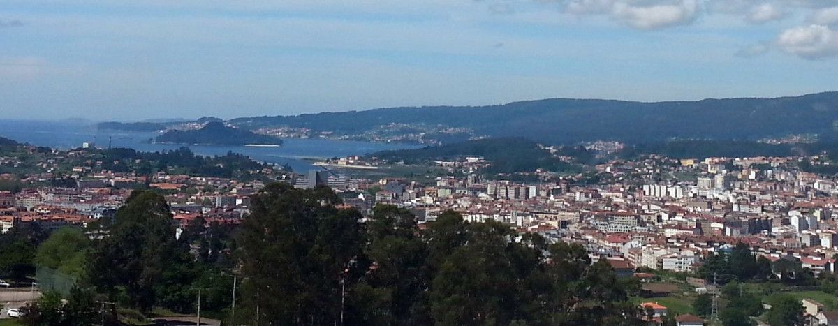 Vista da ría dende Mourente