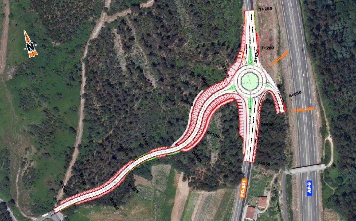 Mellora de seguridade na estrada PO-531, na Devesa