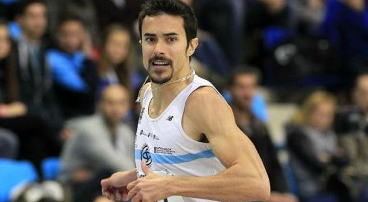 Alberto Salcedo, atleta da Sociedad Gimnástica 