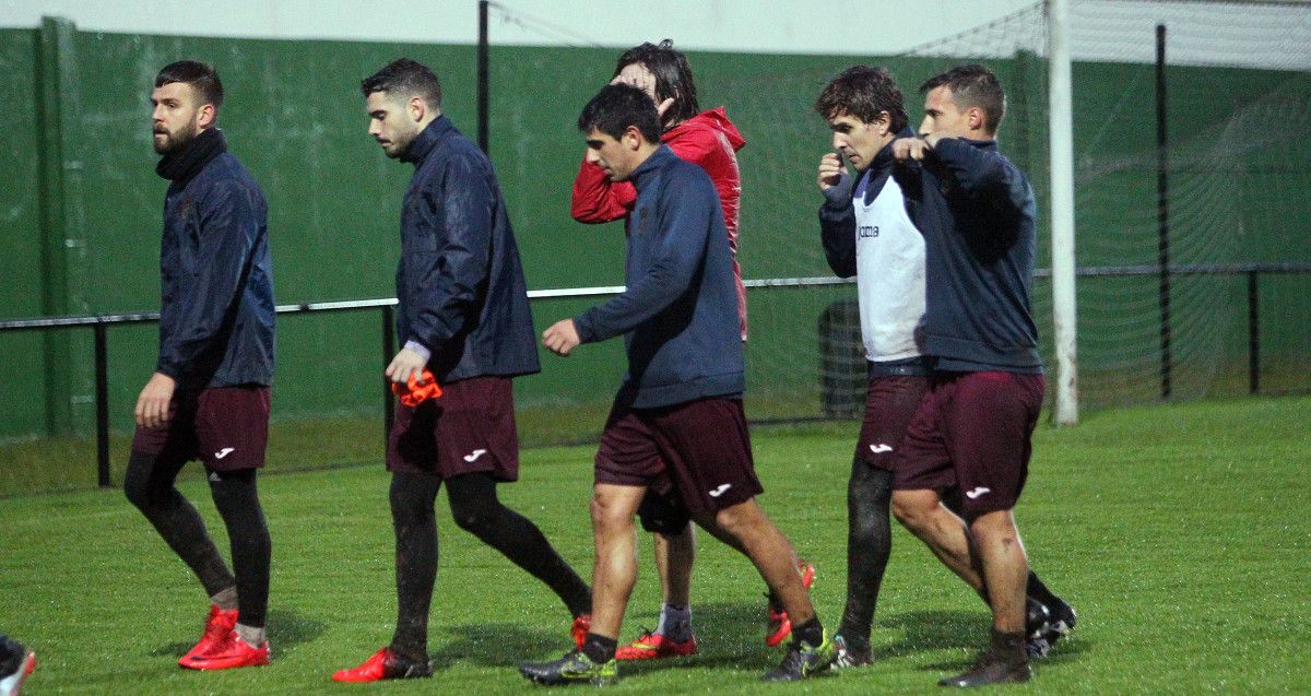 Adestramento do Pontevedra en Poio