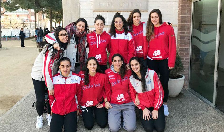 Equipo femenino del Galaico en la Copa de España de Clubes