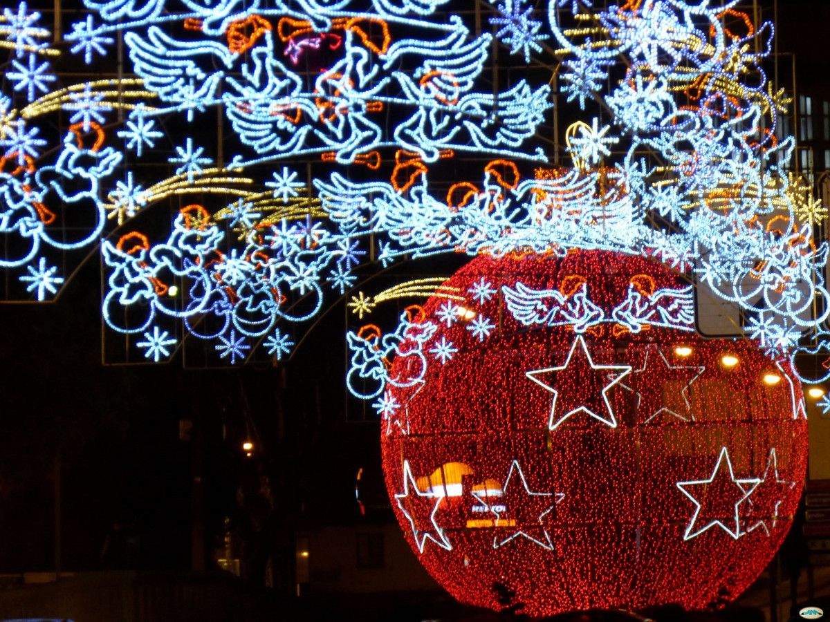 Alumeado de Nadal en Marín