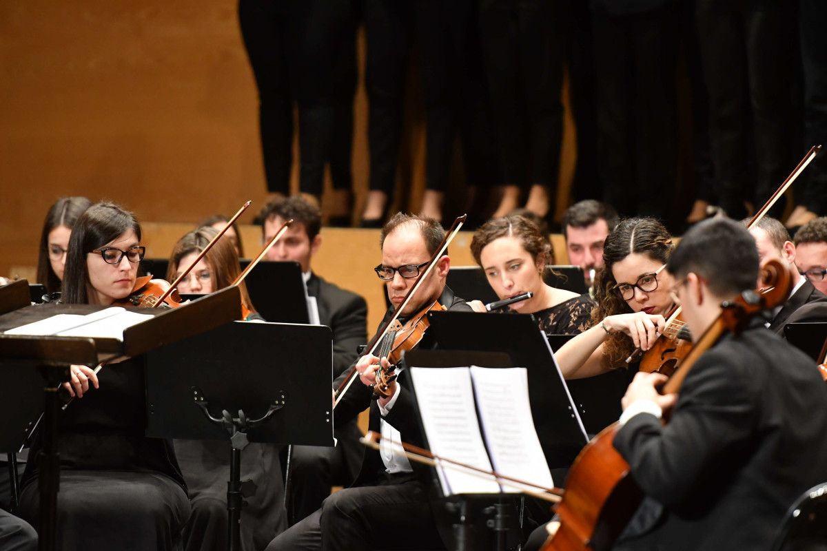 Concierto de Año Nuevo de la Filharmónica Cidade de Pontevedra en el Pazo da Cultura