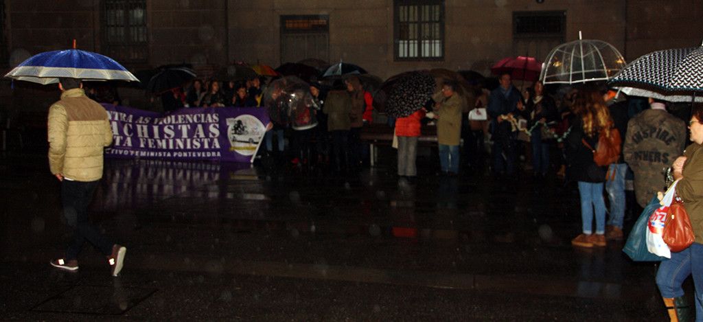 Concentración en Pontevedra por el crimen de Diana Quer 