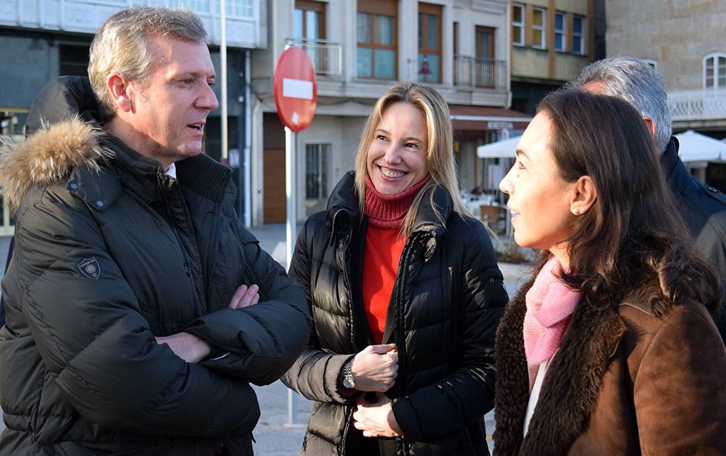 Alfonso Rueda, Marta Fernández-Tapias e María Ramallo
