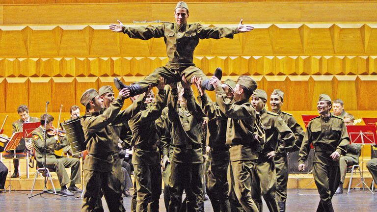 Espectáculo do Exército Ruso de San Petersburgo