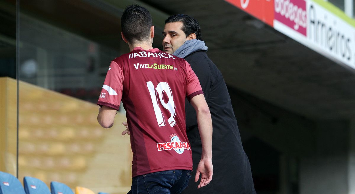 Roberto Feáns, durante a presentación de Nacho López