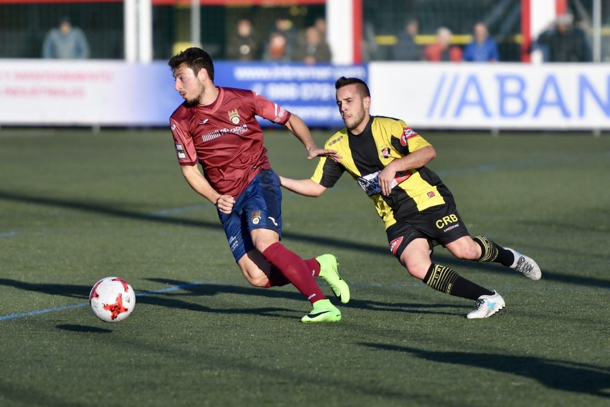 Partido entre o Rápido de Bouzas e o Pontevedra no Baltasar Pujales na liga 17/18