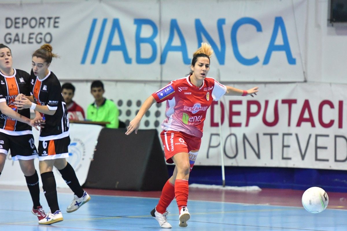 Partido entre Poio Pescamar e Universidad de Alicante na Seca