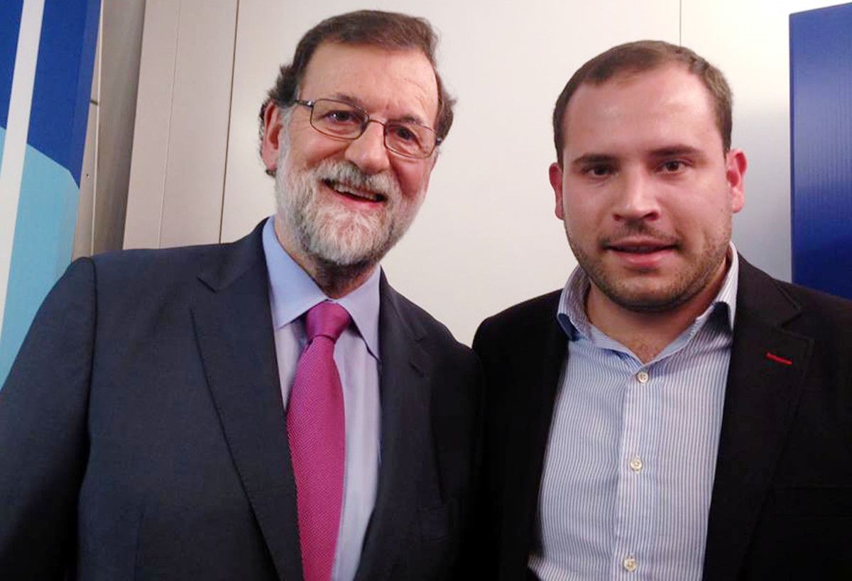 Mariano Rajoy e Jorge Cubela na xunta directiva nacional do PP