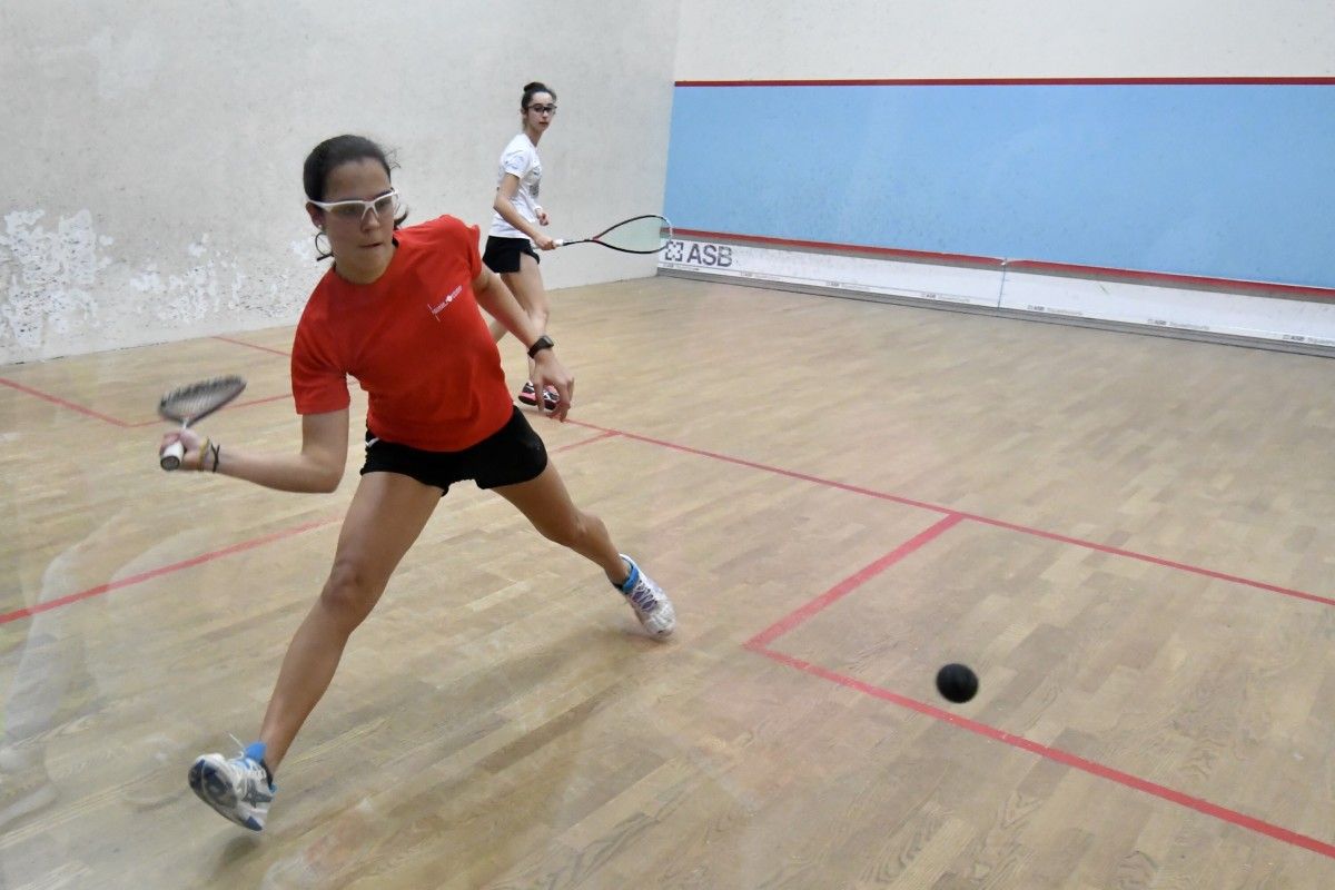 Marta Domínguez, en la final femenina del Campeonato de España Sub-19 de Squash