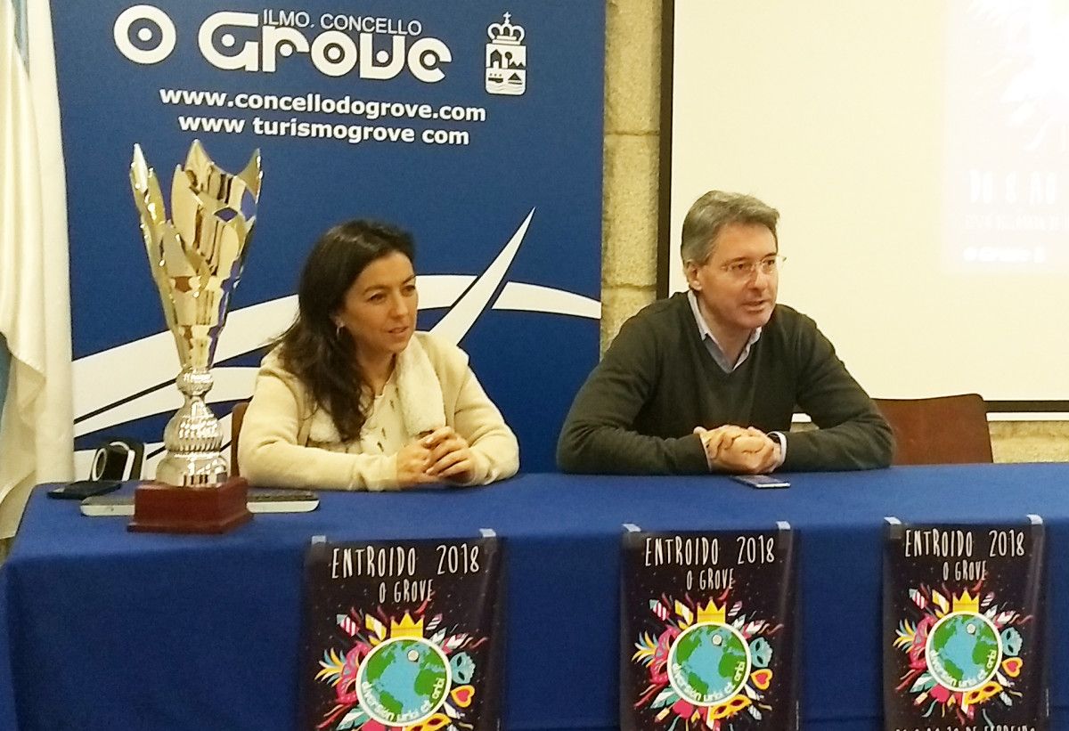 Presentación do programa do Entroido no Grove Presentación do programa do Entroido no Grove