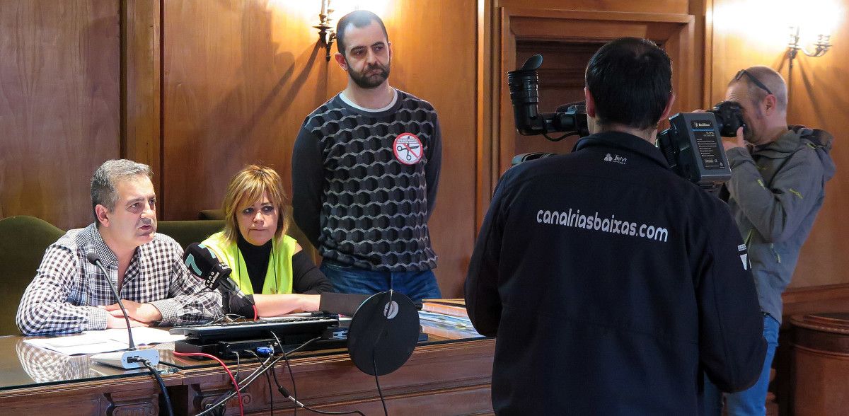 Comparecencia dos voceiros dos sindicatos da administración de xustiza
