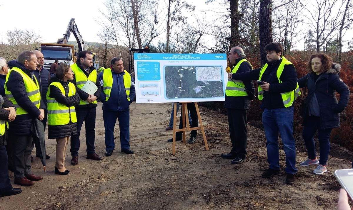 Inicio de las obras de ampliación de la PO-234