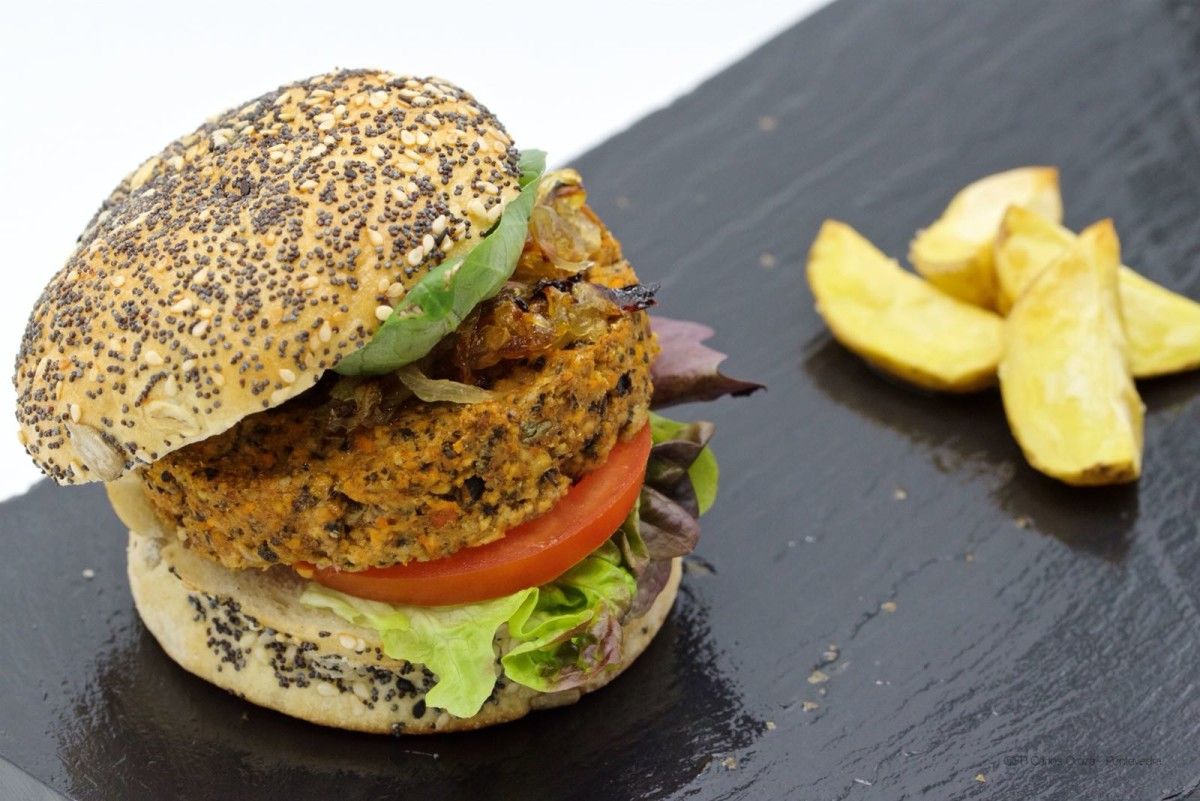 Burguer de mexillóns gourmet Pescamar