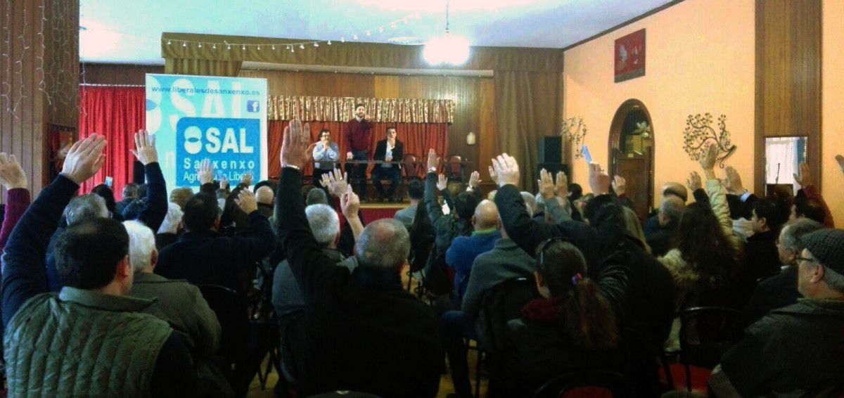Asamblea de afiliados de Sanxenxo Agrupación Liberal (SAL) 