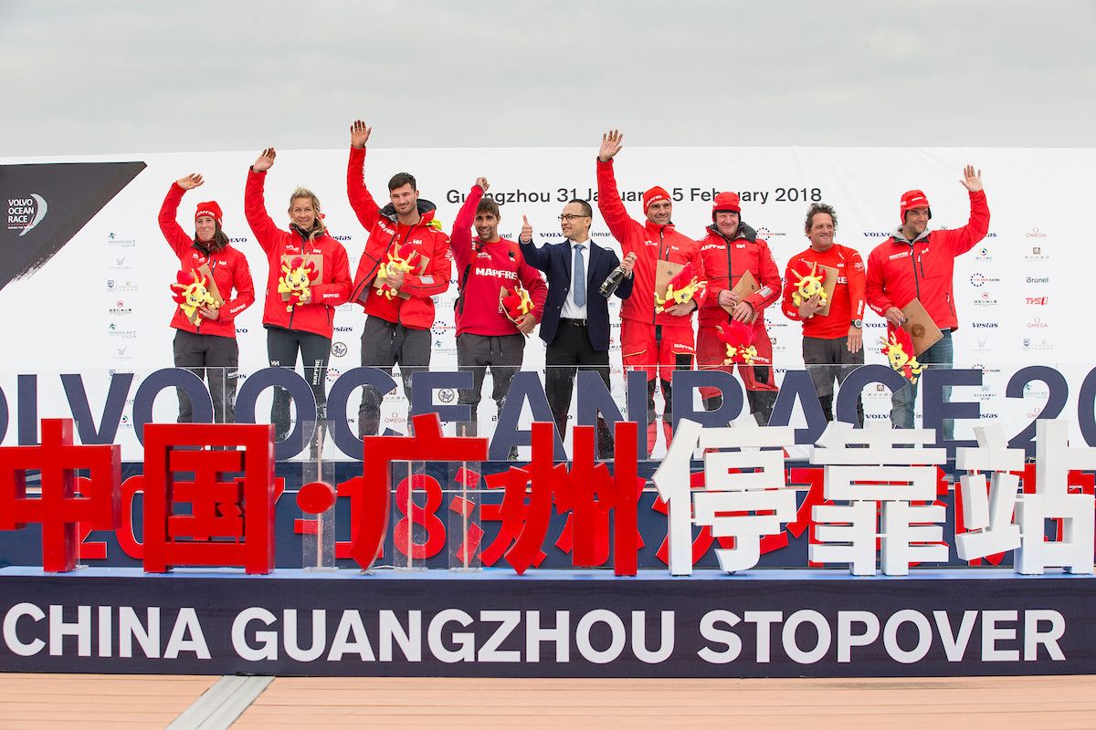 O Mapfre, a súa chegada a Guangzhou
