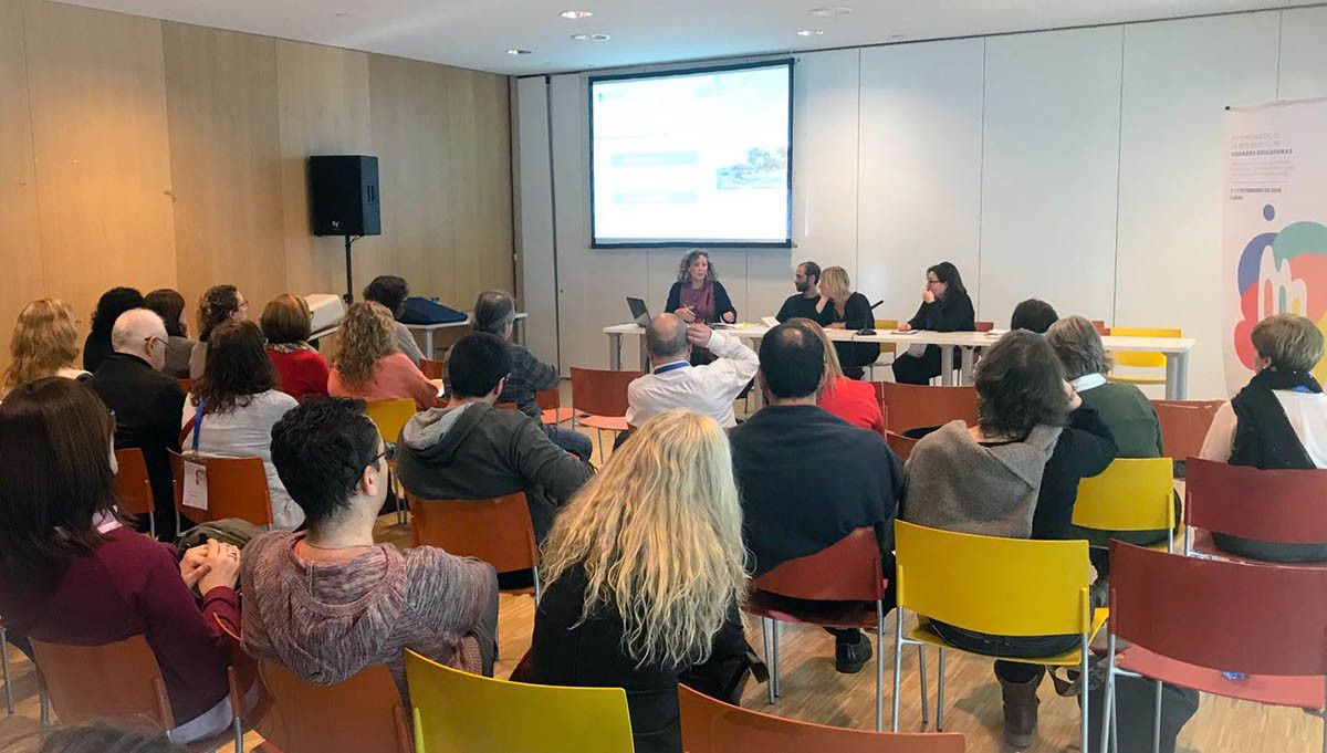 Participación de Carmen Fouces no congreso da Rede de Cidades Educadoras