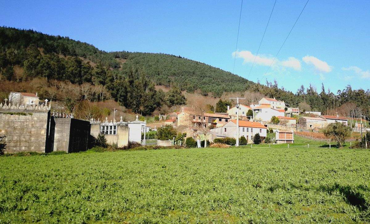 Lugar de Portela, en Cuntis
