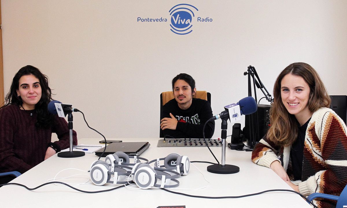Claudia Alonso e Cristina Burgos directoras da curtametraxe