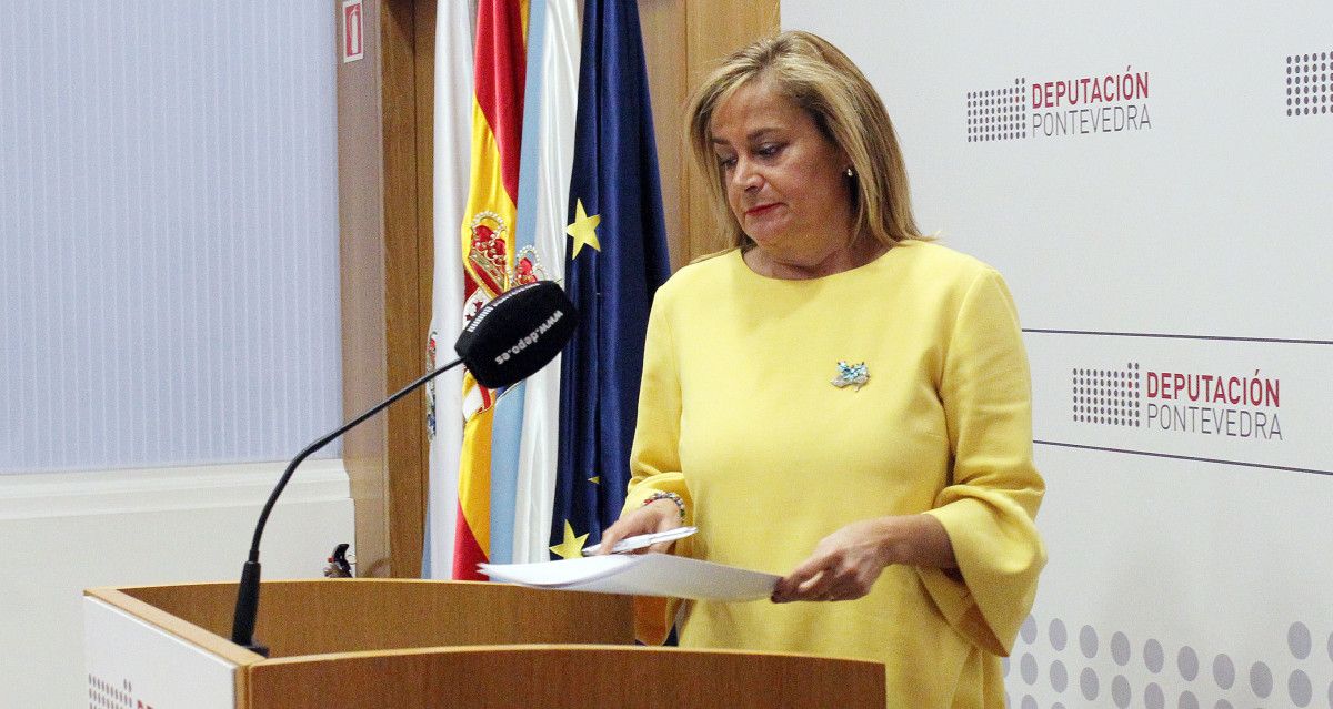 Carmela Silva, presidenta de la Deputación de Pontevedra