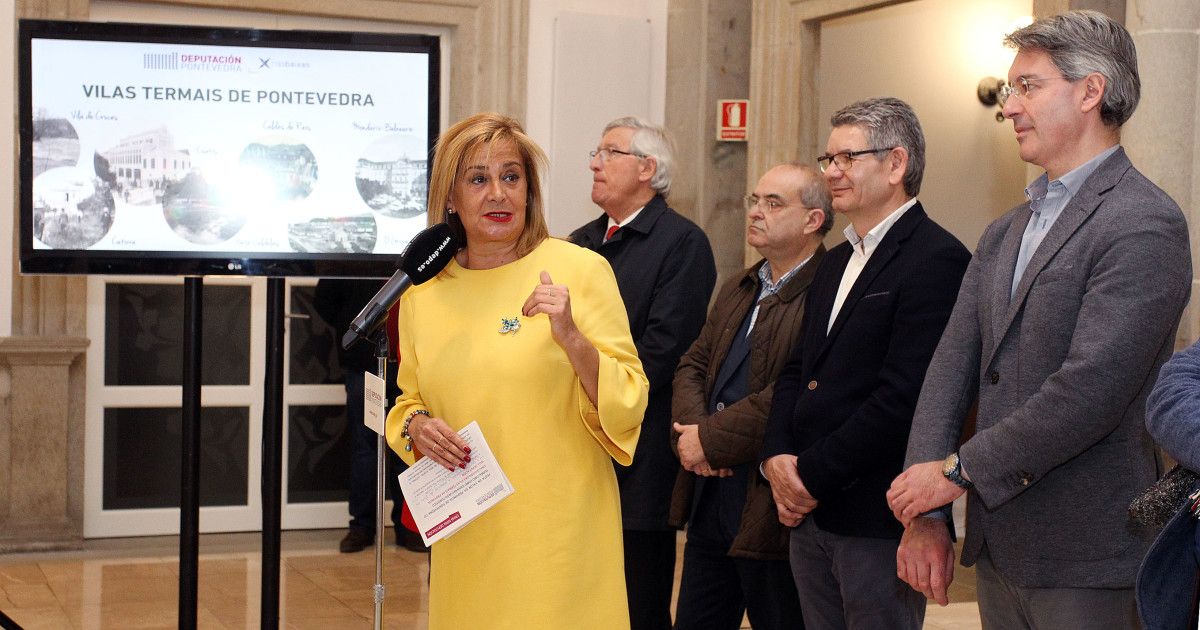 Presentación dos novos identificativos QR para as vilas termais