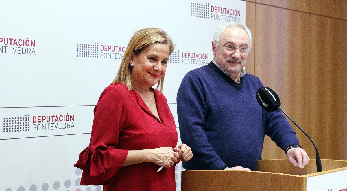 Carmela Silva y César Mosquera