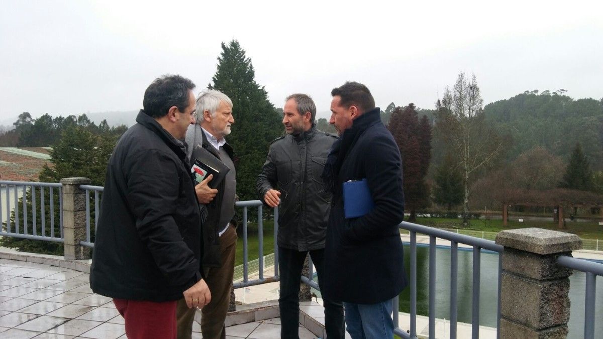 Visita de una delegación técnica de la Federación Española de Tenis al Mercantil