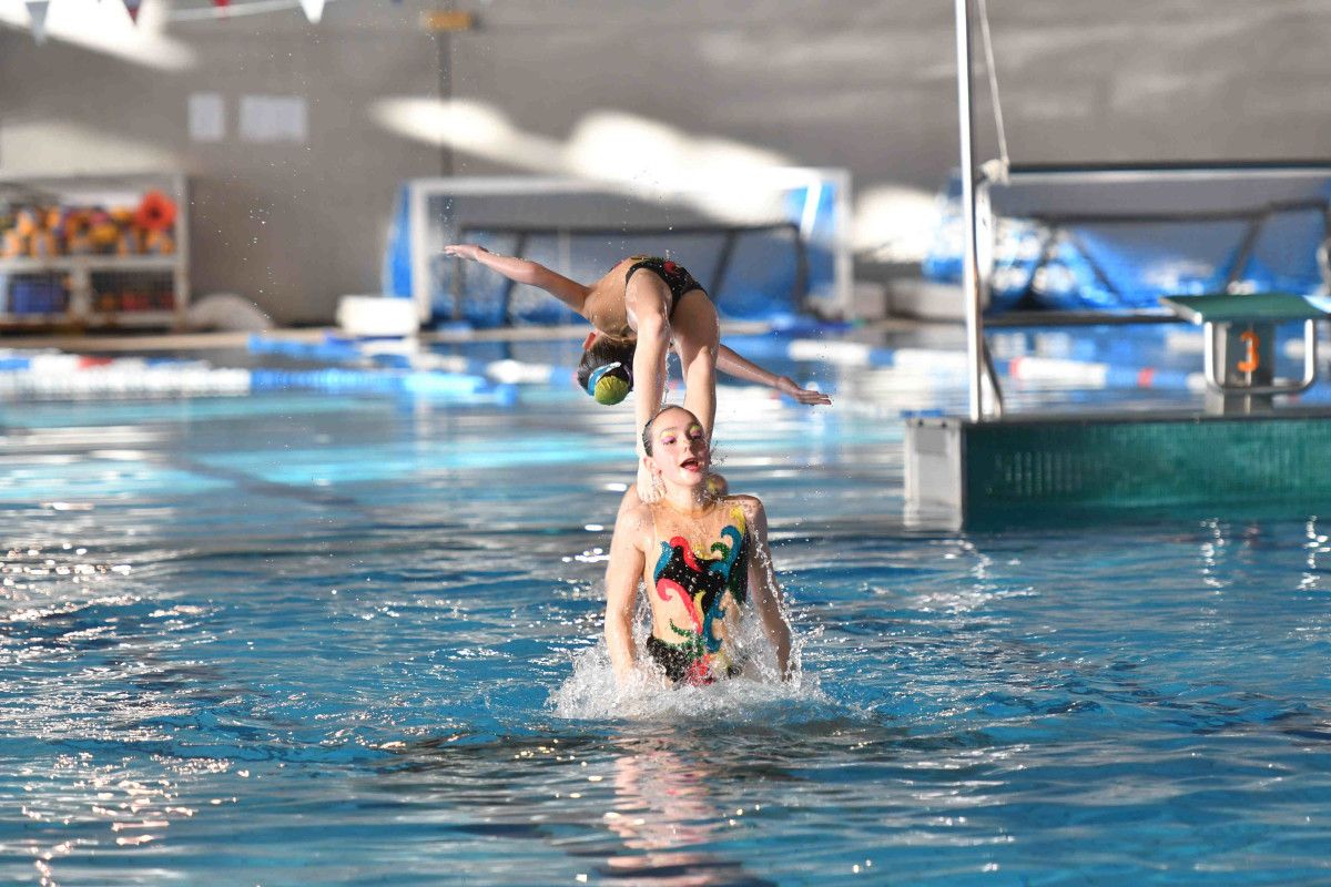 Campeonato galego de inverno de natación artística en Pontemuíños