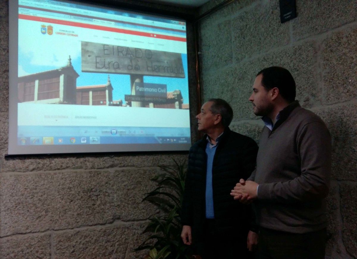 Presentación de la web del Concello de Cerdedo-Cotobade