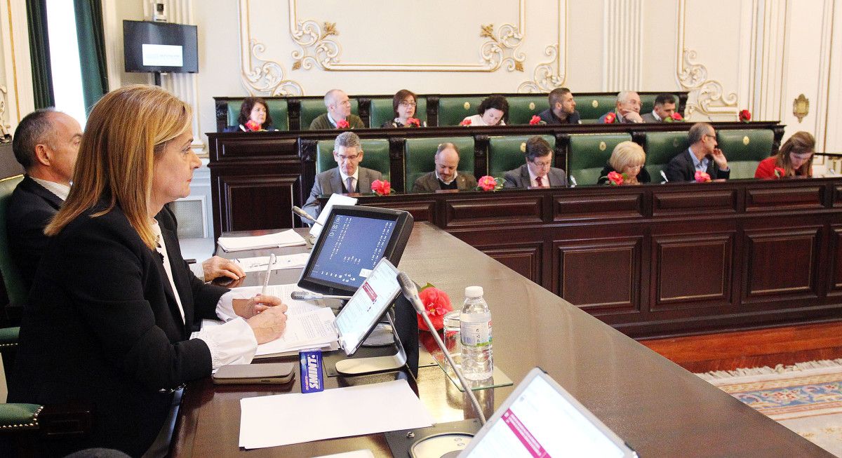 Pleno da Deputación de Pontevedra