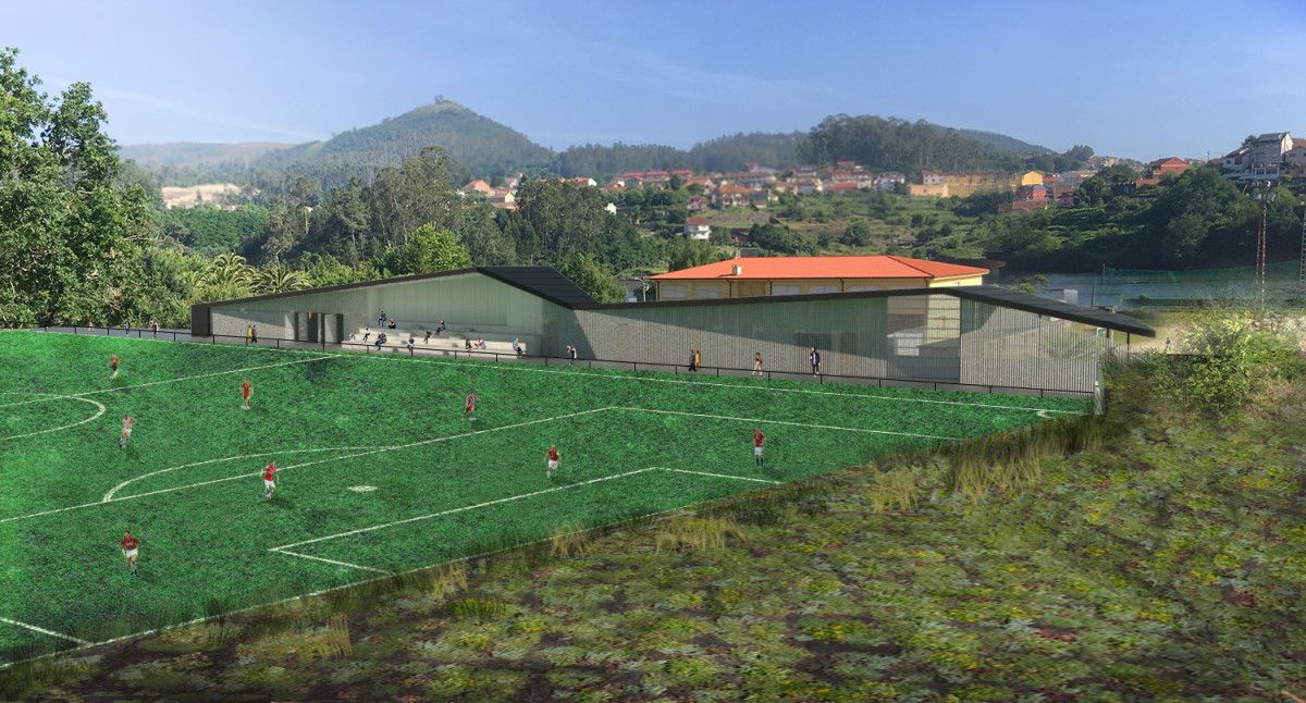 Proxecto do novo campo de fútbol de Ponte Sampaio